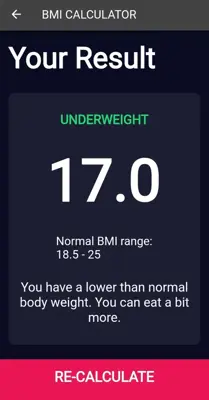 BMI Calculator Plus android App screenshot 0