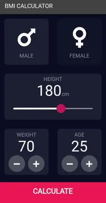 BMI Calculator Plus android App screenshot 3